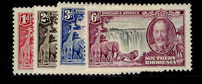 southern-rhodesia-gv-sg31-34-silver-jubilee-set-lh-mint-cat-28