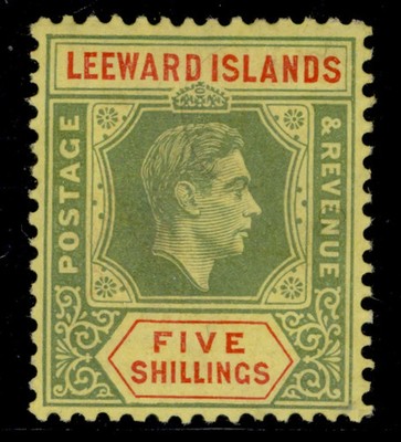 leeward-islands-gvi-sg112-5s-green-red-yellow-m-mint-cat-50