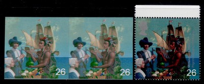 gb-qeii-sg2085-26p-pilgrim-fathres-nh-mint-cat-350-proof-imperf-pair