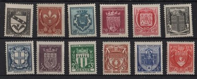 france-1941-national-relief-fund-set-sg727-38-fresh-m-mint-c27