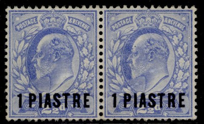 british-levant-edvii-sg13-1pi-on-2d-ultramarine-lh-mint-cat-64-pair