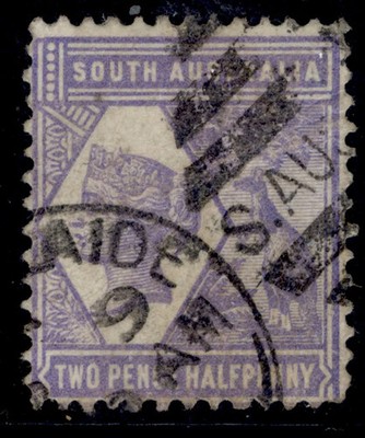 australia-south-australia-qv-sg236-2d-violet-blue-fine-used