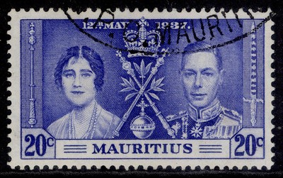 mauritius-gvi-sg251b-20c-bright-blue-fine-used-cat-60-line-by-sceptre