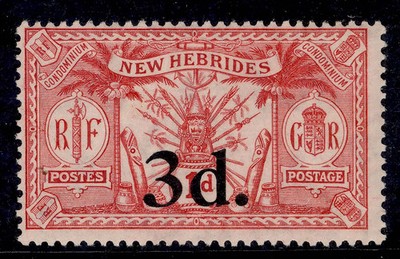 new-hebrides-gv-sg41-3d-on-2d-scarlet-nh-mint