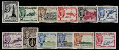 british-virgin-islands-gvi-sg136-147-1952-complete-set-lh-mint-cat-60
