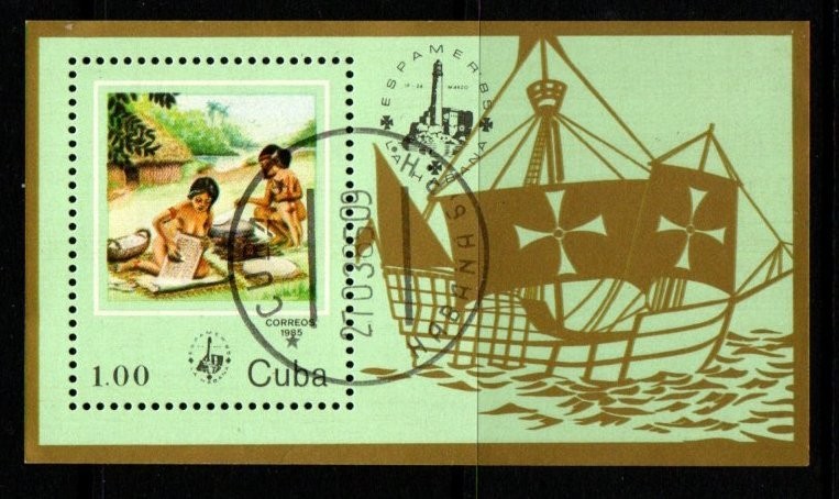 sgms3089-1985-espamer-85-stamp-exhibition-fine-used