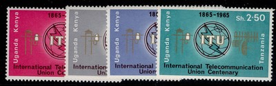 tanzania-qeii-sg215-218-1965-itu-set-nh-mint