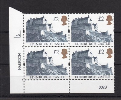 2-castles-unmounted-mint-plate-4g-block-cat-40