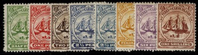 turks-caicos-edvii-sg101-107-1900-04-short-set-inc-2d-shades-m-mint