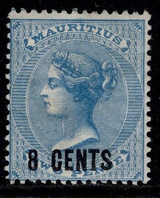 mauritius-qv-sg85-8c-on-2d-blue-m-mint-cat-100