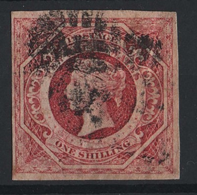 new-south-wales-1854-1s-brownish-red-fu-4-good-margins-sg101-c95