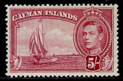 cayman-islands-gvi-sg125-5s-carmine-lake-m-mint-cat-45