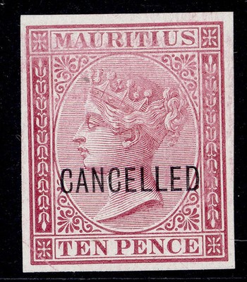 mauritius-qv-sg67-1872-10d-maroon-imperf-proof-overprinted-cancelled