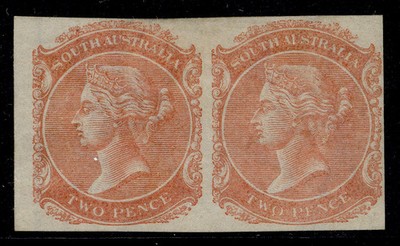 south-australia-qv-1876-2d-imperf-plate-proof-pair-orange-red-unused
