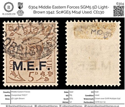 6304-middle-eastern-forces-sgm5-5d-light-brown-1942-sc-ge5-mi14i-used-c130