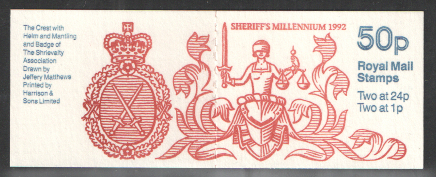 fb63-1992-sheriff-s-millennium-50p-booklet-complete-cyl-b35b4