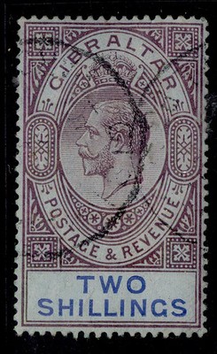 gibraltar-gv-sg82-2s-dull-purple-blue-blue-fine-used