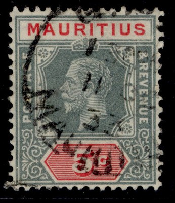 mauritius-gv-sg227a-5c-grey-carmine-fine-used