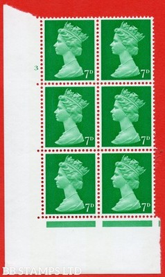sg-737-u19-7d-bright-emerald-a-mounted-mint-cylinder-block-of-6-cyli-b87071