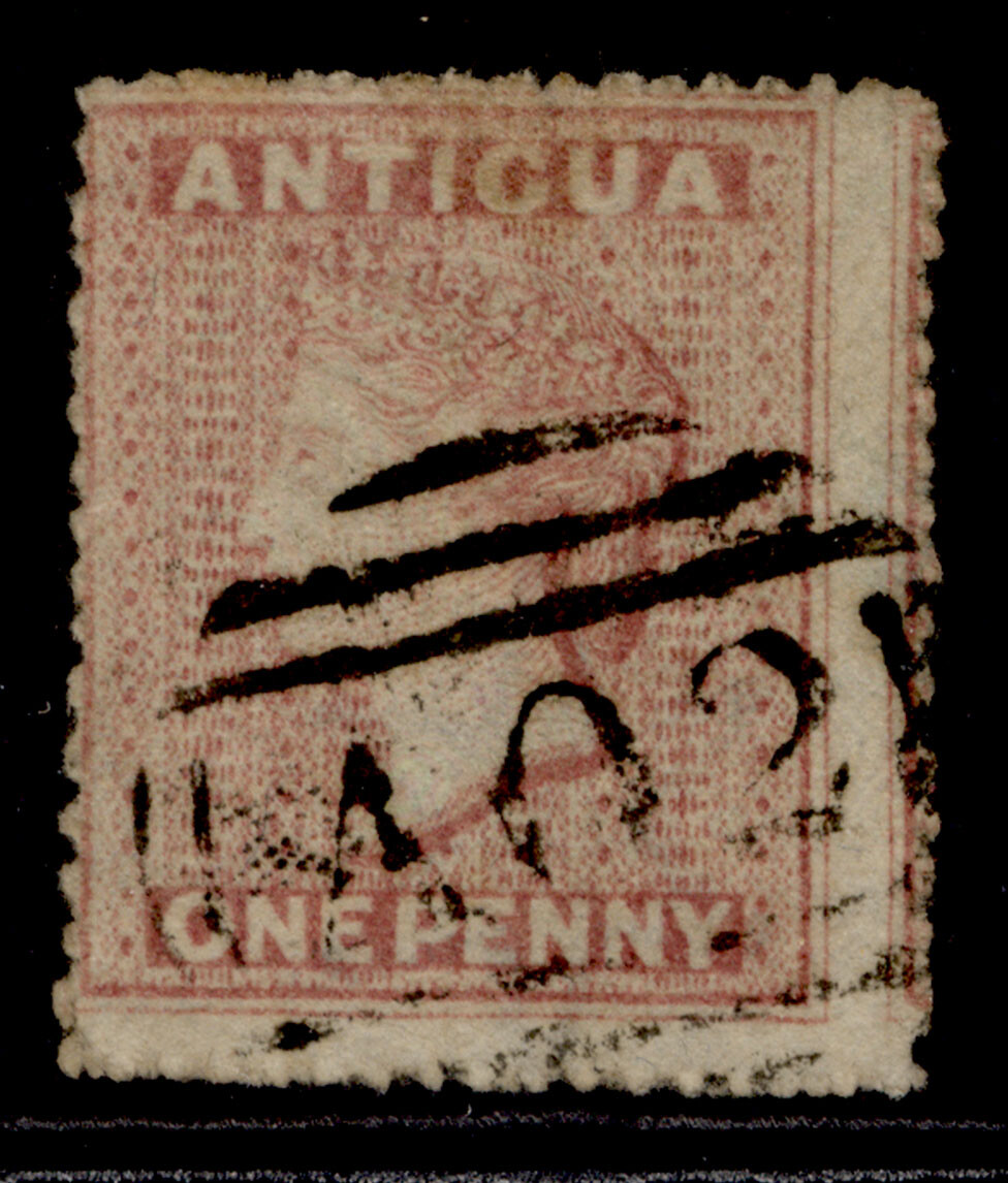 antigua-qv-sg5-1d-rosy-mauve-used-cat-80