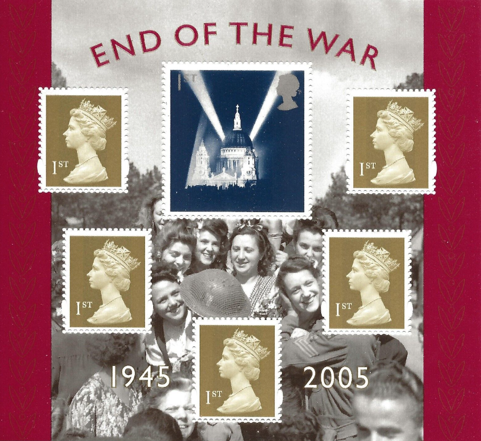 2005-ms2547-end-of-the-war-miniature-sheet-unmounted-mint