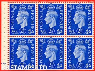 sg-466c-qb32-2d-blue-an-unmounted-mint-cylinder-booklet-pane-of-6-b94316