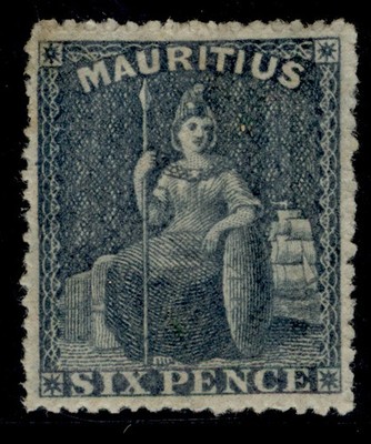 mauritius-qv-sg54-6d-slate-m-mint-cat-45