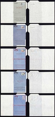 cayman-is-1958-68-five-aerogrammes-perf-cancelled-ex-bradbury-wilkinson-archives