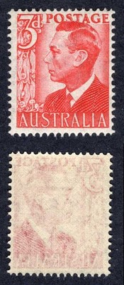 australia-asc-251a-1951-3d-scarlet-on-very-thin-paper-u-m