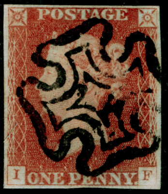 sg8-1d-red-brown-plate-21-fine-used-cat-60-black-mx-if