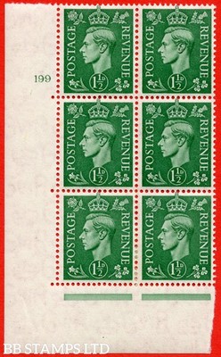 sg-505-q9-1d-pale-green-a-mounted-mint-control-block-of-6-no-contr-b88277