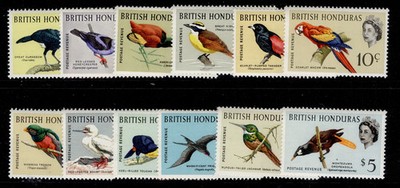 british-honduras-qeii-sg202-213-1962-complete-set-nh-mint-cat-95