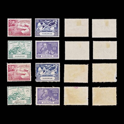 9561-sarawak-sg167-170-mint-used-set-of-8-1949-sc-176-179-mi167-170-c19