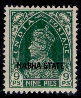 indian-states-nabha-gvi-sg79-9p-green-nh-mint-cat-18
