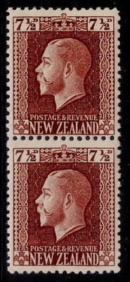 new-zealand-gv-sg426b-7d-red-brown-lh-mint-cat-60-mixed-perf-vert-pair