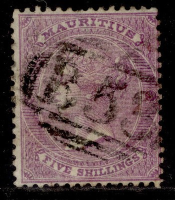 mauritius-qv-sg71-5s-rosy-mauve-used-cat-60