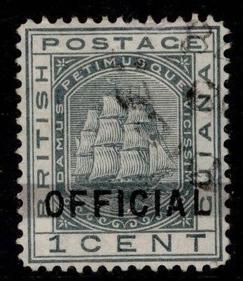 british-guiana-qv-sg-o6-1c-slate-fine-used-cat-75
