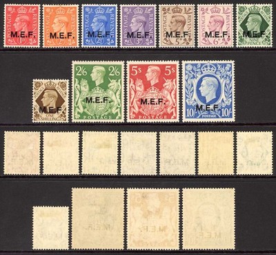boic-sgm11-21-1943-7-kgvi-light-colours-set-of-11-with-opt-m-m