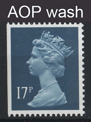 gb-1990-machin-17p-dark-blue-imperf-at-left-rb-good-aop-wash-at-right-um