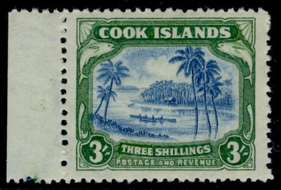 cook-islands-gvi-sg145-3s-grenish-blue-green-lh-mint-cat-45-wmk-98