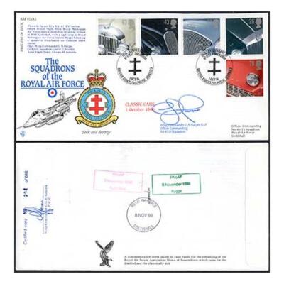 raffdc42-the-squadrons-of-the-raf-classic-cars-signed-by-c-n-harper