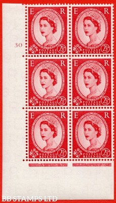 sg-544-s52-2d-carmine-red-a-mounted-mint-cylinder-block-of-6-cy-b88040
