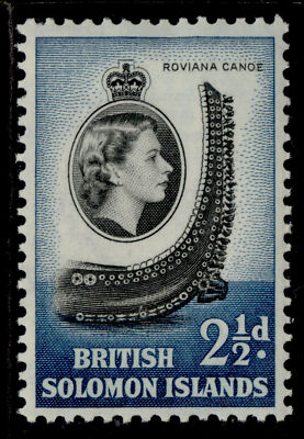 british-solomon-islands-qeii-sg86-2d-black-blue-m-mint