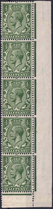 gv-royal-cypher-spec-n14yb-vertical-strip-showing-postage-unmounted-mint