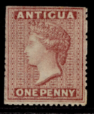 antigua-qv-sg5-1d-rosy-mauve-unused-cat-130