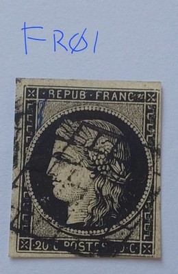 france-1849-ceres-20c-black-imperf-used-4-good-to-wide-margins-fr01