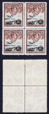 antigua-sg105-kgvi-1-black-and-brown-2-x-u-m-cat-32-pounds