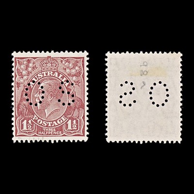 9648-australia-sgo102-1d-red-brown-1930-sc-ob69-used-c45