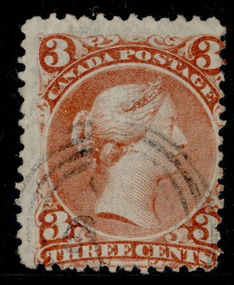 canada-qv-sg58a-3c-brown-red-fine-used-cat-750-laid-paper