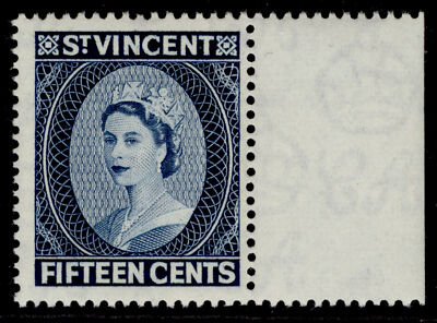 st-vincent-qeii-sg195-15c-deep-blue-nh-mint